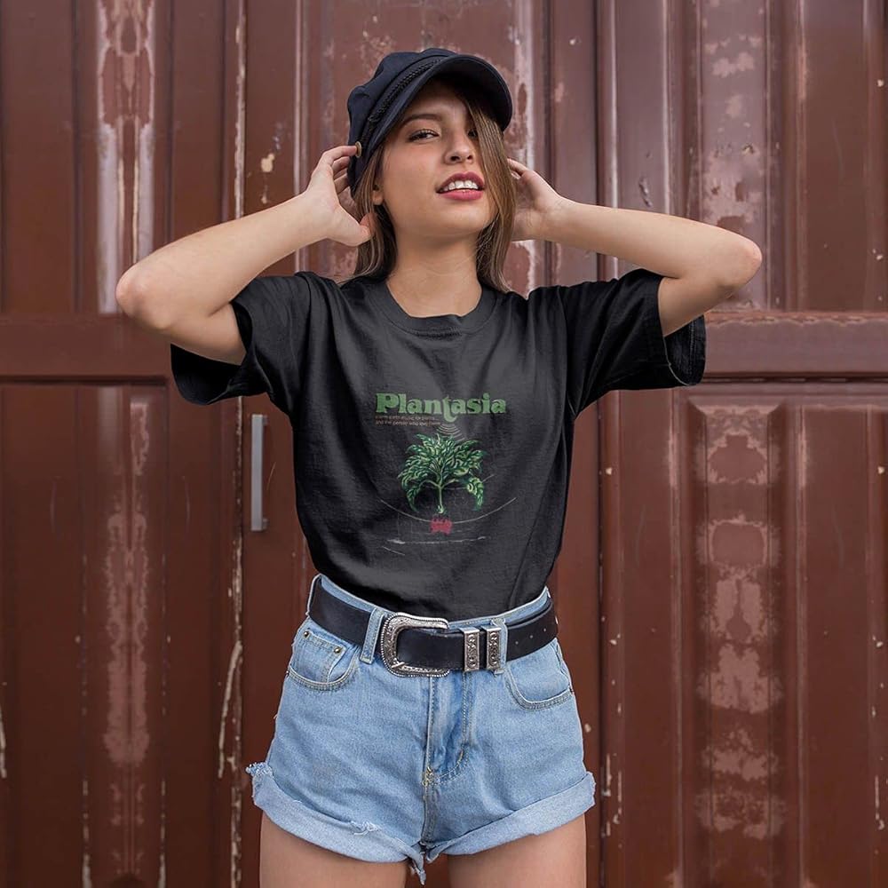 Mens Womens Tshirt Mort Garson Plantasia Shirts for Men Women